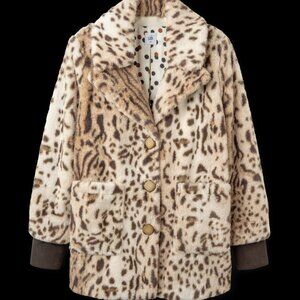 Cabi Leopard Coat- Large- Brand New!
